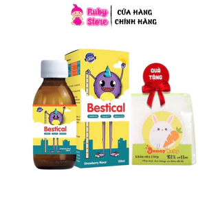 Canxi sinh học Bestical chai 120ml nhập khẩu - Hỡ trợ xương chắc khỏe, phát triển chiều cao cho bé