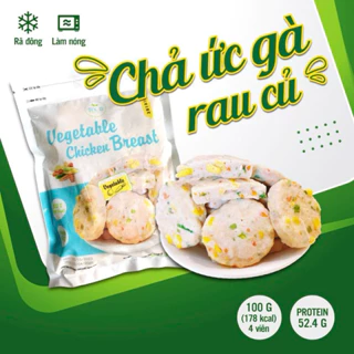 Chả ức gà rau củ ăn kiêng, dễ ăn gói 500g 20 viên - Six11