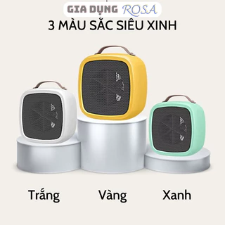 Quạt sưởi mini - Máy sưởi ấm để bàn mùa đông không mùi nhựa tiện lợi an toàn cho gia đình AT72