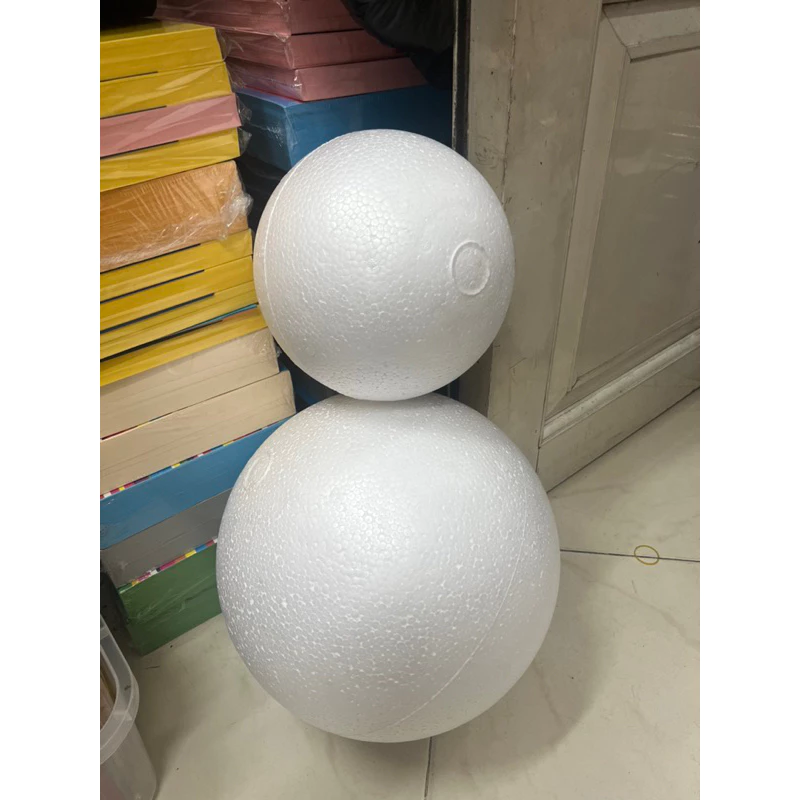 Cầu xốp làm người tuyết size 20/30cm( đường kính)