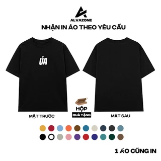 [NHẬN IN THEO YÊU CẦU] Áo Thun Oversize Tay Lỡ Alva Mẫu Ủa Cotton 100% ALVAZONE