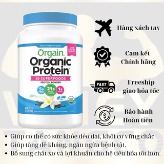 BỘT PROTEIN ORGAIN ORGANIC CỦA MỸ