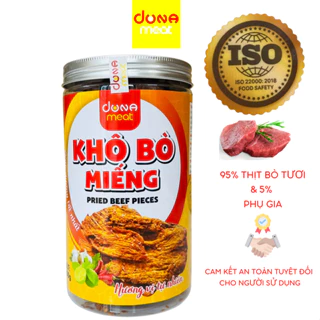 KHÔ BÒ MIẾNG DONA MEAT - Hũ 250g