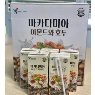 Sữa hạt macca hạnh nhân óc chó Hàn Quốc thùng 16 hộp