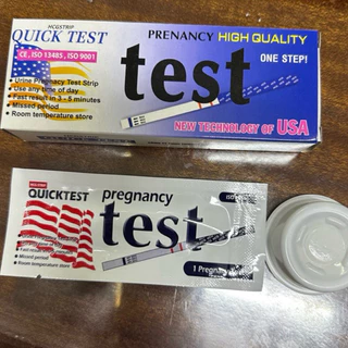 (CHE_TÊN) Combo Que thử thai Quick Test ,que nhạy hàng chuẩn cho chị em phụ nữ