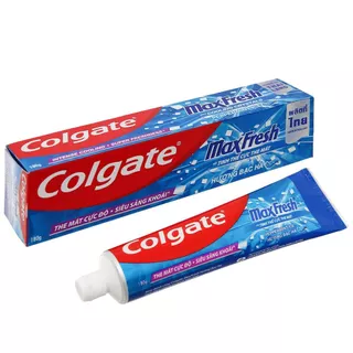 kem đánh răng colgate maxfresh bạc hà 180gram thơm mát dài lâu, kem đánh răng colgate chính hãng kho sỉ mb