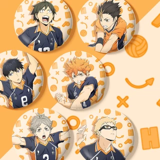 Huy Hiệu Cài Áo Anime - Haikyu (ICON) - Ghim Cài Áo, Badge Phụ Kiện Manga Hình Haikyu