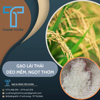 Gạo Lài Thái Dẻo Mềm Ngọt Thơm Túi 1Kg