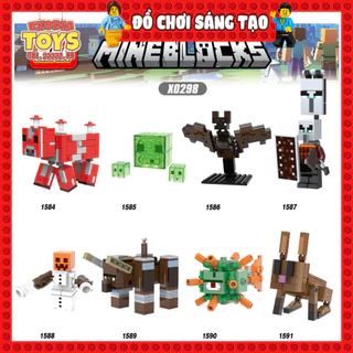 Xếp hình Minifigure nhân vật trò chơi My World Minecraft - Đồ Chơi Lắp Ghép Sáng Tạo - XINH X0298