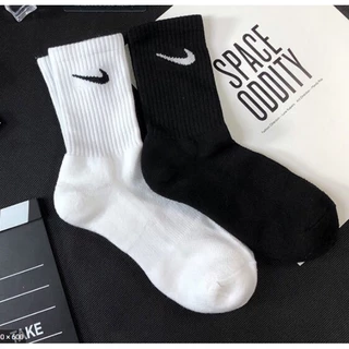 Vớ tất Nike cao cổ nam nữ phong cách thể thao hàn quốc hàng dệt kim cao cấp 1 chiếc tất