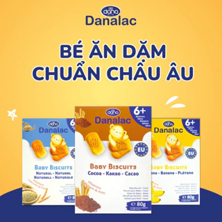 (Date 6/2024) Bánh ăn dặm Danalac cho bé từ 6m+