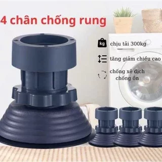 Set 4 chân chống rung máy giặt, chân đế máy giặt MẪU MỚI