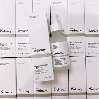 Serum The Ordinary Niacinamide 10% + Zinc 1% 30ml giảm mụn giảm thâm, se khít lỗ chân lông