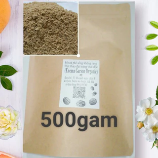 bột cà phê sống không rang thụt tháo đại tràng thải độc (Enema Gerson Organic)