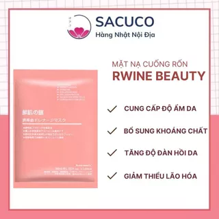 20 Chiếc Mặt Nạ Nhau Thai Cừu Cuống Rốn Tế Bào Gốc Nhật Bản Rwine Beauty