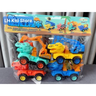 SET 4 XE MÔ HÌNH CHẠY DÀ