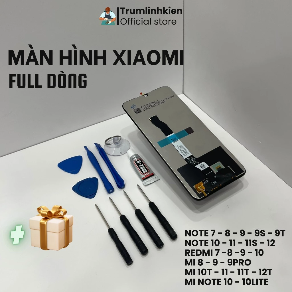 Màn hình zin Xiaomi Note 7 Note 8 Note 9 Note 10 Note 11 Note 12 9S 9T Poco M3 Redmi 7 Redmi 8 Redmi 9 chất lượng chuẩn