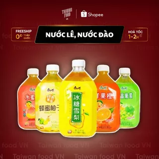 NƯỚC LÊ ÉP, NƯỚC ĐÀO ÉP { TAIWAN FOOD VN } ĐỒ ĂN VẶT TRUNG