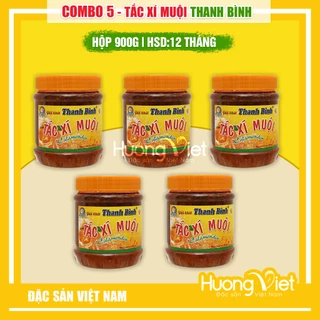 COMBO 5 TẮC XÍ MUỘI Thanh Bình, Tắc xí muội chua chua, ngọt ngọt giải khát mùa hè hũ 900g, nước giải khát mùa hè