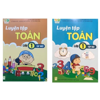 Sách Luyện Tập Toán Lớp 1 Combo Tập 1 + Tập 2 - Minh Khôi VPP