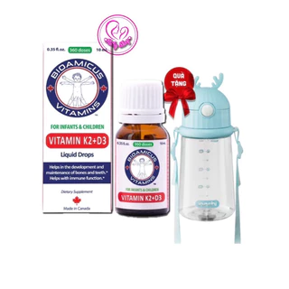 R8 Vitamin D3K2 Bioamicus chai 10ml - Giúp con hấp thụ tốt dạ canxi tăng chiều cao vượt trội