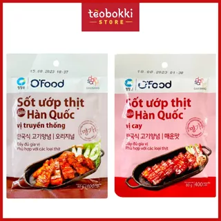 Sốt ướp thịt Hàn Quốc O'food 80g (phù hợp với các loại thịt)