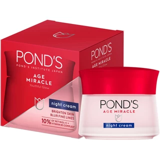 ( CHÍNH HÃNG ) Kem POND'S Age Miracle trắng da lão hóa Ban Đêm 50g.