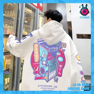 Áo Hoodie Local Brand: Arcade Game by The Runaway Nỉ Bông cho Nam/ Nữ