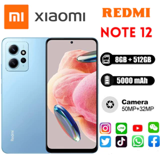 Điện thoại Xiaoml Redmi N0te 12 - Hàng Chính Hãng, mới 100%, Bảo hành 18 tháng