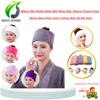 Băng Đô Quấn Tóc Spa | Băng Đô Quấn Đầu 10cm Chât Liệu Đẹp