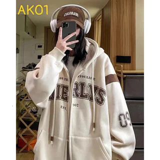 Áo khoác nỉ các mẫu I chất nỉ cotton unisex nam nữ cực xinh THA966