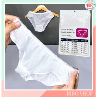 Bịch 6 Chiếc Quần Lót Giấy Cotton Tiện Dụng Cho Mẹ Sau Sinh,Quần Tiện Lợi Cho Chị Em Phụ Nữ