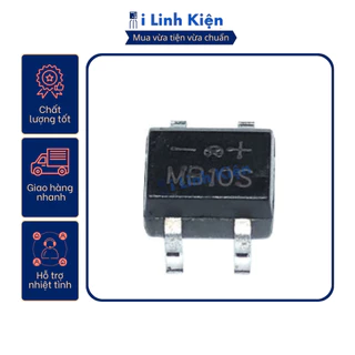 MB10S Diode cầu 0.5A 1000V SOP-4