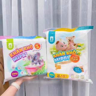 Khăn vải khô đa năng cho mẹ và bé MIPBI 600gr/900gr