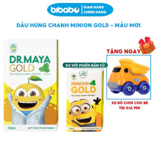 [MẪU MỚI] Dầu húng chanh lên men Minion Gold 30ml chính hãng an toàn cho bà bầu và trẻ sơ sinh