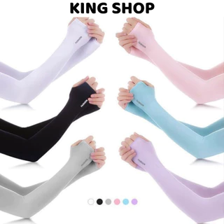 Găng tay chống nắng ống tay dài Hàn quốc thông thoáng siêu co dãn King Shop T15