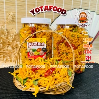 1Kg Khô Gà Lá Chanh (Giòn ngon - Đậm vị) | Đồ ăn vặt Yotafood