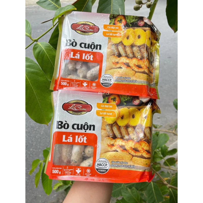 Bò Cuộn Lá Lốt 500g (Ship Đà Nẵng)