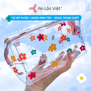 [HÀNG MỚI VỀ] Túi mỹ phẩm 1 ngăn nhựa trong suốt chống thấm nước, sức chứa lớn nhiều họa tiết cute siêu HOT