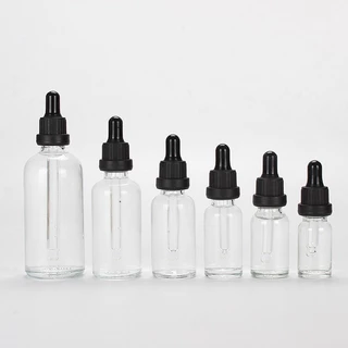 Lọ Chiết Serum - Lọ Đựng Tinh Dầu Nắp Bóp Nhỏ Giọt  5ML -100ML Khoen Đen To