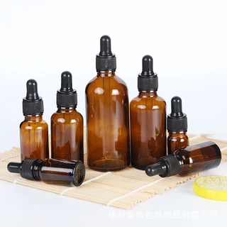 Lọ Chiết Serum,Lọ Đựng Tinh Dầu Nắp Bóp Nhỏ Giọt  5ML đến 100ML Khoen Đen Sọc