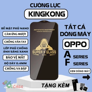 Kính cường lực Oppo A17 A17K A18 A11 A12 A15 A15s A16 A16k A1k A3s A5s A7 F11 F11 Pro F7 F9 A5 A9 2020 - Super Kingkong