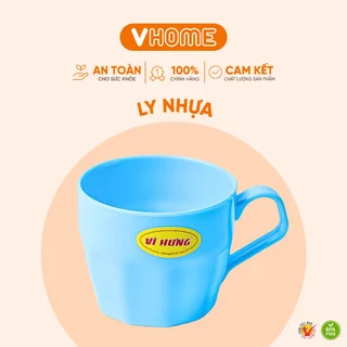 Ly Nhựa Uống Nước Có Quai Cầm Nhiều Màu Nhựa Vĩ Hưng - 3104