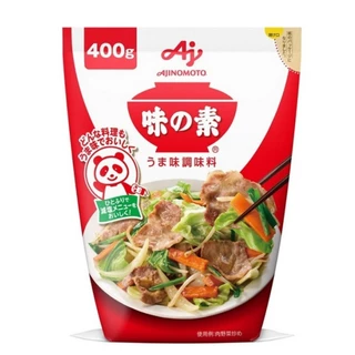 BỘT NGỌT AJINOMOTO NHẬT BẢN DÒNG CAO CẤP DÙNG ĂN ĐƯỢC TRỰC TIẾP (GÓI 400GR)- CHIẾT XUẤT MẬT MÍA ĐƯỜNG