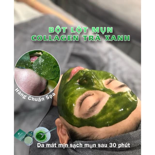 BỘT LỘT MỤN COLLAGEN TRÀ XANH CHUẨN SPA