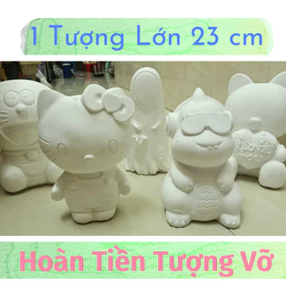 Tô Tượng Size Đại 23cm KHÔNG MÀU CỌ ( ib chọn mẫu )