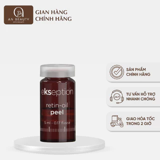 PEEL EKSEPTION Retin-Oil Trẻ Hoá Da, Giảm Mụn, Kiểm Soát Dầu, Tái Tạo Dành Cho Mọi Loại Da 5ml