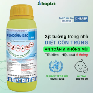 Thuốc diệt ruồi, muỗi, gián, kiến ba khoang Hợp Trí Fendona 10SC chai 500ml không mùi, tiết kiệm