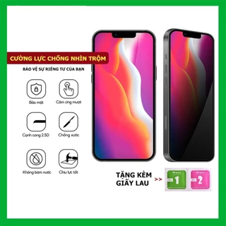 Kính Cường Lực Iphone 6splus/7plus/8/8plus/x/xs/11/12/13/14/pro/max/plus 15 pro maxx Chống Nhìn Trộm Full Màn