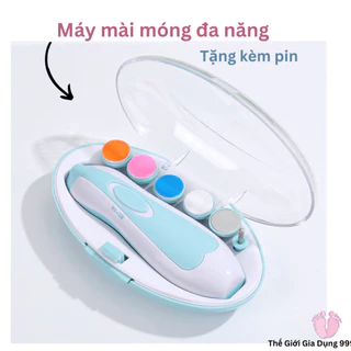 Máy Mài Móng, Cắt Móng Tay Điện Chạy Pin An Toàn Cho Bé